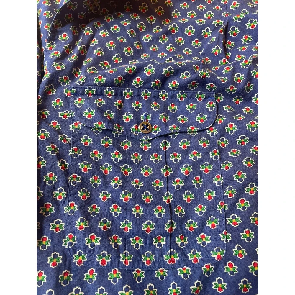 Vintage Liz Claiborne‎ Two Piece Set | Retro 80s 90s Micro Print 100% Cotton M L